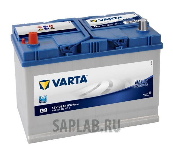 Купить запчасть  VARTA - 5954050833132 Аккумулятор VARTA Blue G8 95L 830A 306x173x225 5954050833132