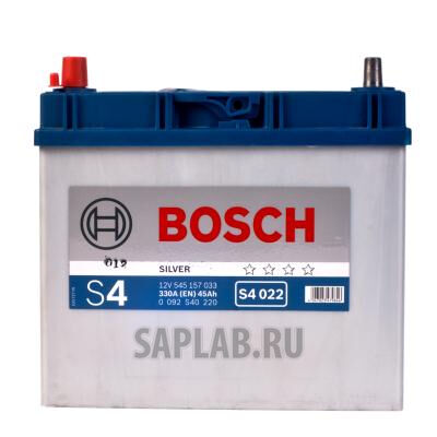 Купить запчасть  BOSCH - 0092S40220 Аккумулятор автомобильный BOSCH S4 Silver 0 092 S40 220 45 Ач