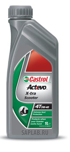 Купить запчасть CASTROL - 151A76 Моторное масло Castrol Act>evo Scooter 4T 5W-40 1л