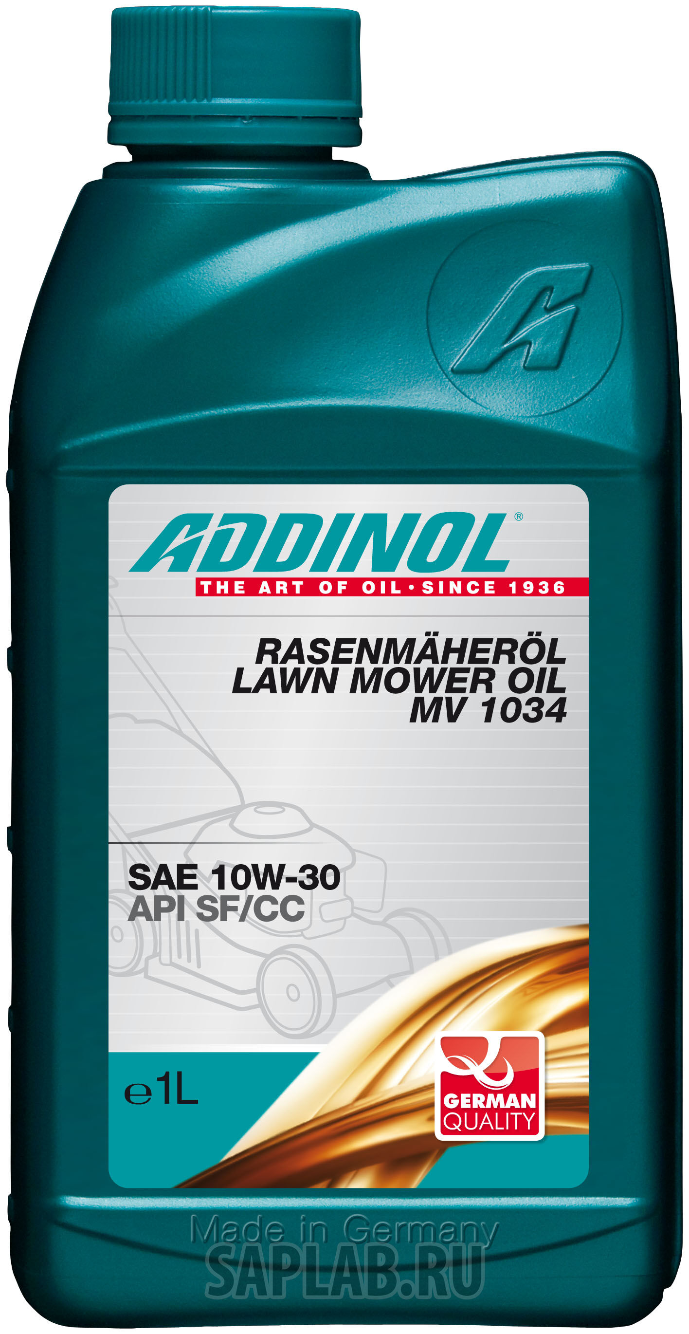 Купить запчасть ADDINOL - 4014766070746 Моторное масло Addinol Rasenmaherol MV 1034 10W-30 1л