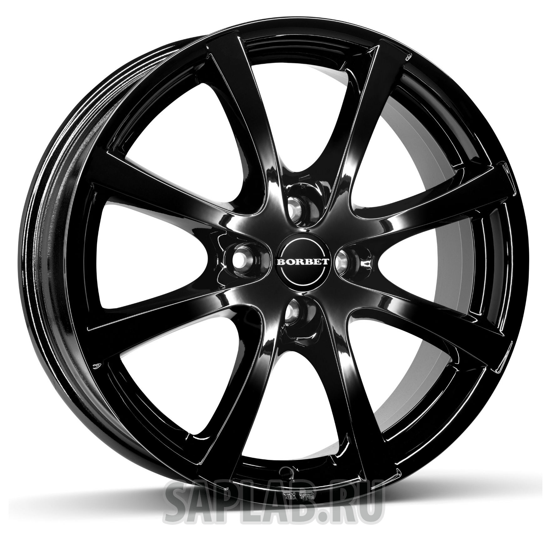 Купить запчасть BORBET - WHS110595 LV4 16/7 ET25 Black glossy