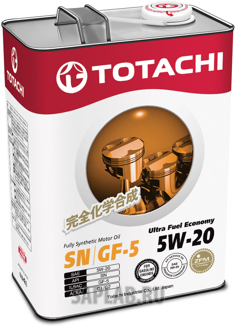 Купить запчасть TOTACHI - 4562374690660 Ultra Fuel Fully Synthetic SN 5W-20, 4л