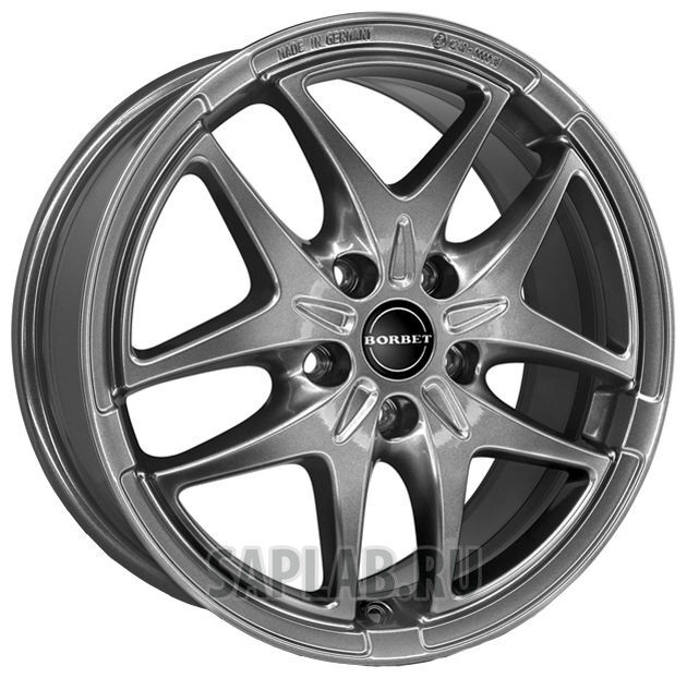 Купить запчасть BORBET - WHS024978 Xb 17/7 ET54 Metal grey