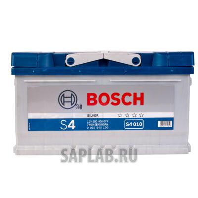 Купить запчасть  BOSCH - 0092S40100 Аккумулятор автомобильный BOSCH S4 Silver 0 092 S40 100 80 Ач