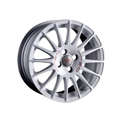 Купить запчасть OZ - WHS101806 Superturismo WRC 16/7 ET16 White + red lettering