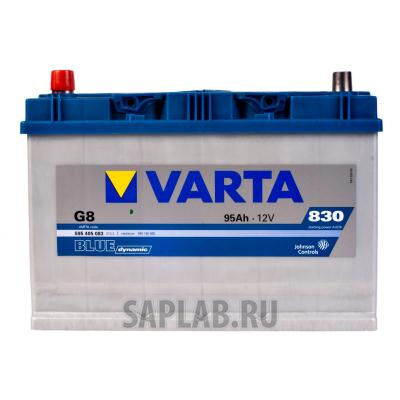 Купить запчасть  VARTA - 595405083 Аккумулятор VARTA Blue Dynamic 95 А/ч 595405 G8 306x173x225 EN830 высокий