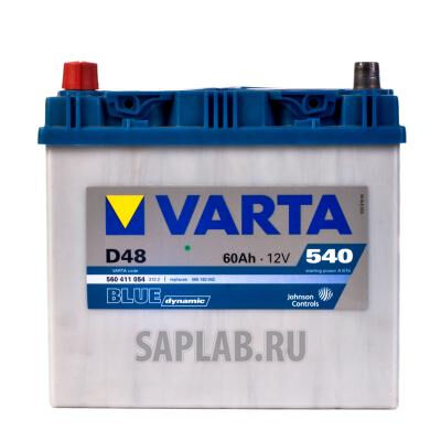 Купить запчасть  VARTA - 560411054 Аккумуляторнаябатарея!BLUEDYNAMIC19.5/17.9рус60Ah540A232/173/225\VARTA560411054