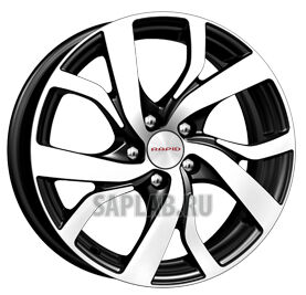 Купить запчасть RAPID - R13943 RAPID ПАЛЕРМО АЛМАЗ (KC607) 6.5X16 5/114.3 ET45 d66.1 /black/ [r13943]