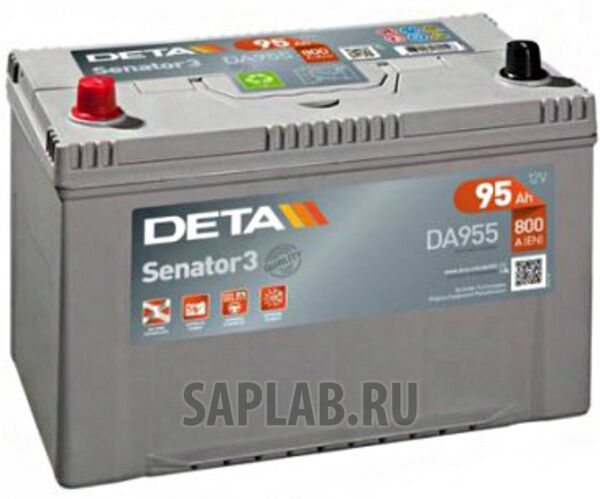 Купить запчасть  DETA - DA955 Аккумулятор автомобильный DETA DA955 95 Ач