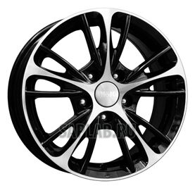 Купить запчасть RAPID - R9721 RAPID МУЛЕН РУЖ АЛМАЗ (KC568) 6.5X16 5/114.3 ET47 d66.1 /black/ [r9721]