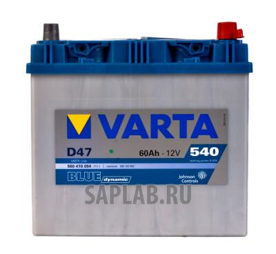 Купить запчасть  VARTA - 560410054 Аккумуляторная батарея Blue Dynamic 19.5/17.9 Евро 60ah 540a 232/173/225 Varta 560410054