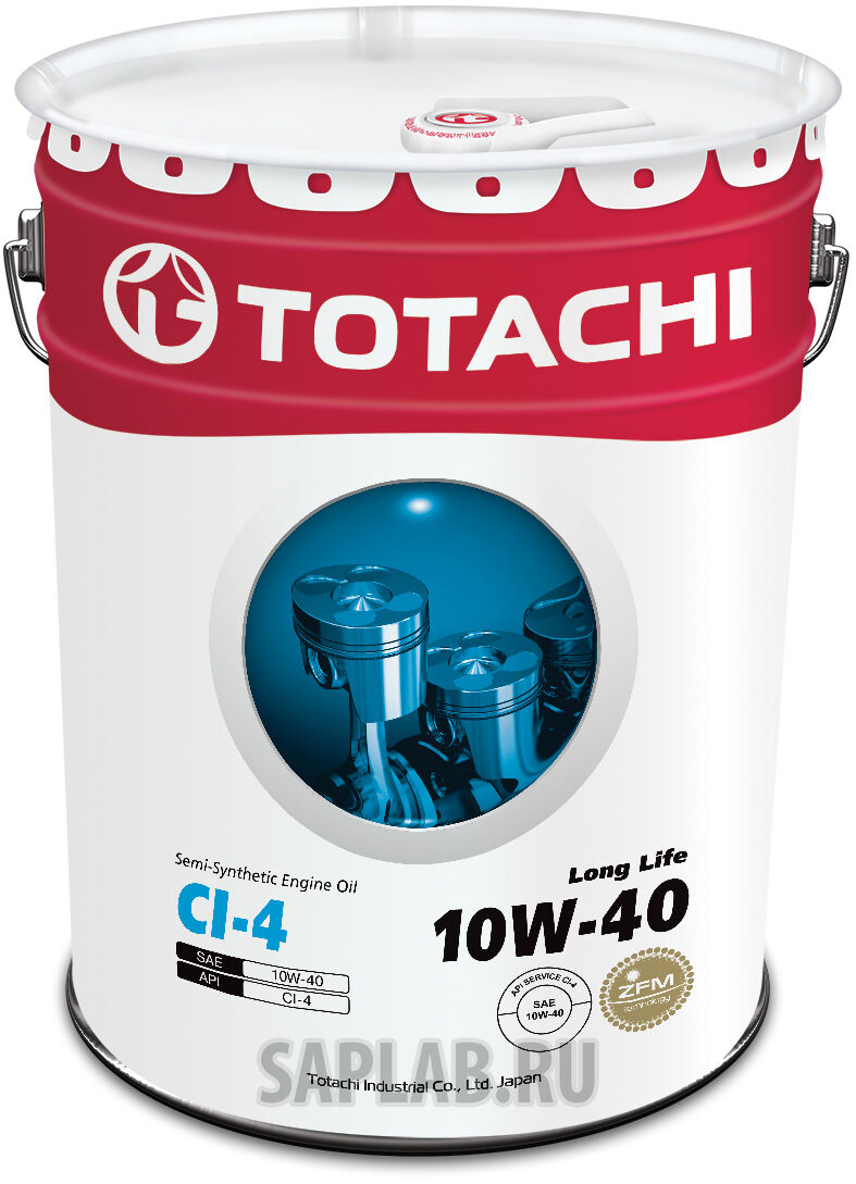 Купить запчасть TOTACHI - 4562374690592 Long Life Semi-Synthetic CI-4 10W-40, 20л