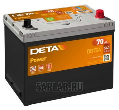 Купить запчасть  DETA - DB704 Аккумулятор автомобильный DETA DB704 70 Ач