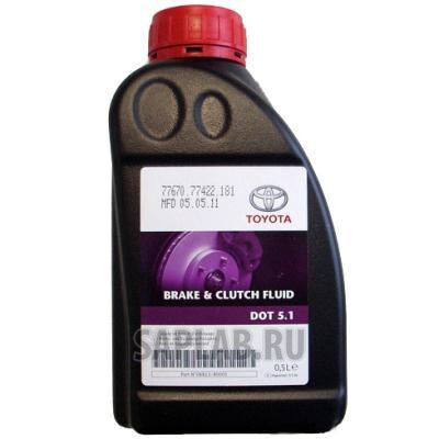 Купить запчасть TOYOTA - 0882380007 Тормозная жидкость DOT 5.1, Brake Fluid, 5л