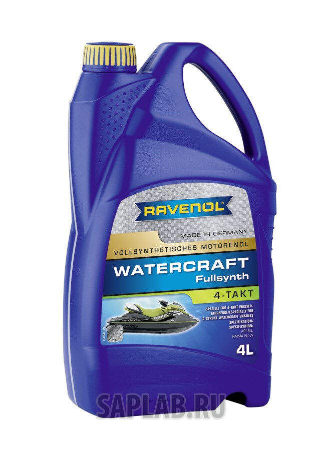 Купить запчасть RAVENOL - 4014835727892 Моторное масло Ravenol Watercraft 4-Takt 10W-40 4л