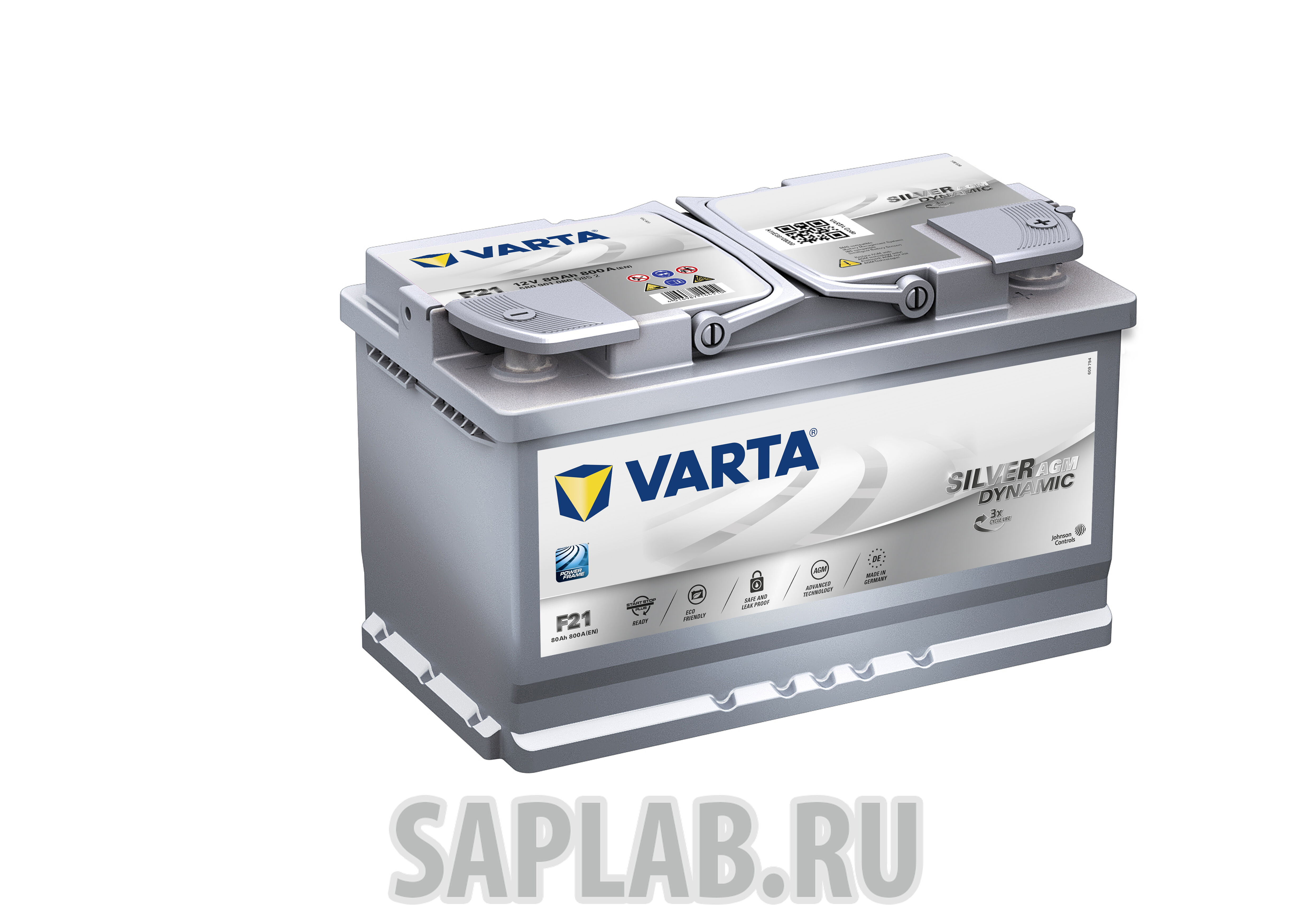 Купить запчасть  VARTA - 580901080 Аккумулятор автомобильный  Varta Silver Dynamic AGM 80 Ач