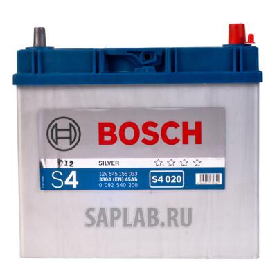 Купить запчасть  BOSCH - 0092S40200 Аккумулятор автомобильный BOSCH S4 Silver 0 092 S40 200 45 Ач