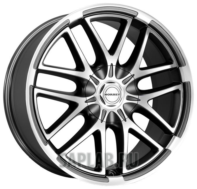 Купить запчасть BORBET - WHS059643 XA 18/8 ET35 Blackchrome-poliert