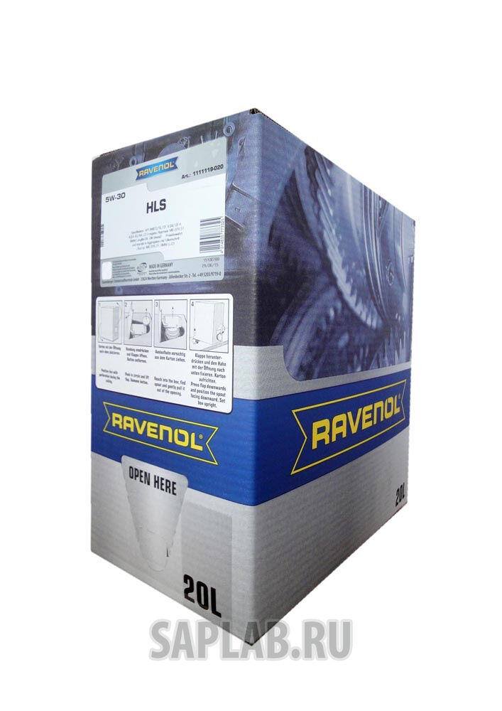 Купить запчасть RAVENOL - 4014835773325 Моторное масло Ravenol HLS SAE 5W-30 20л