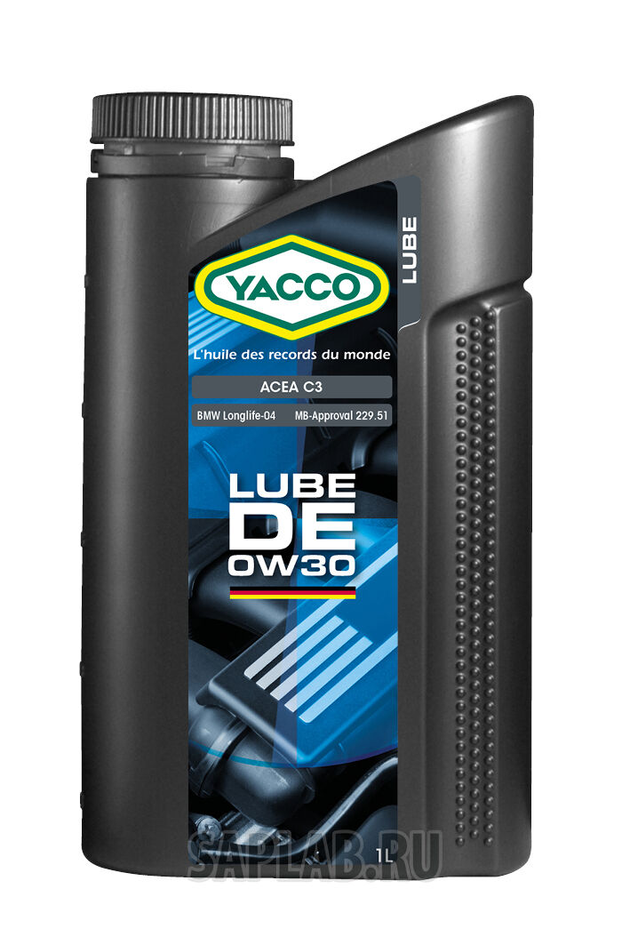 Купить запчасть YACCO - 305825 Моторное масло Yacco Lube DE 0W-30 1л