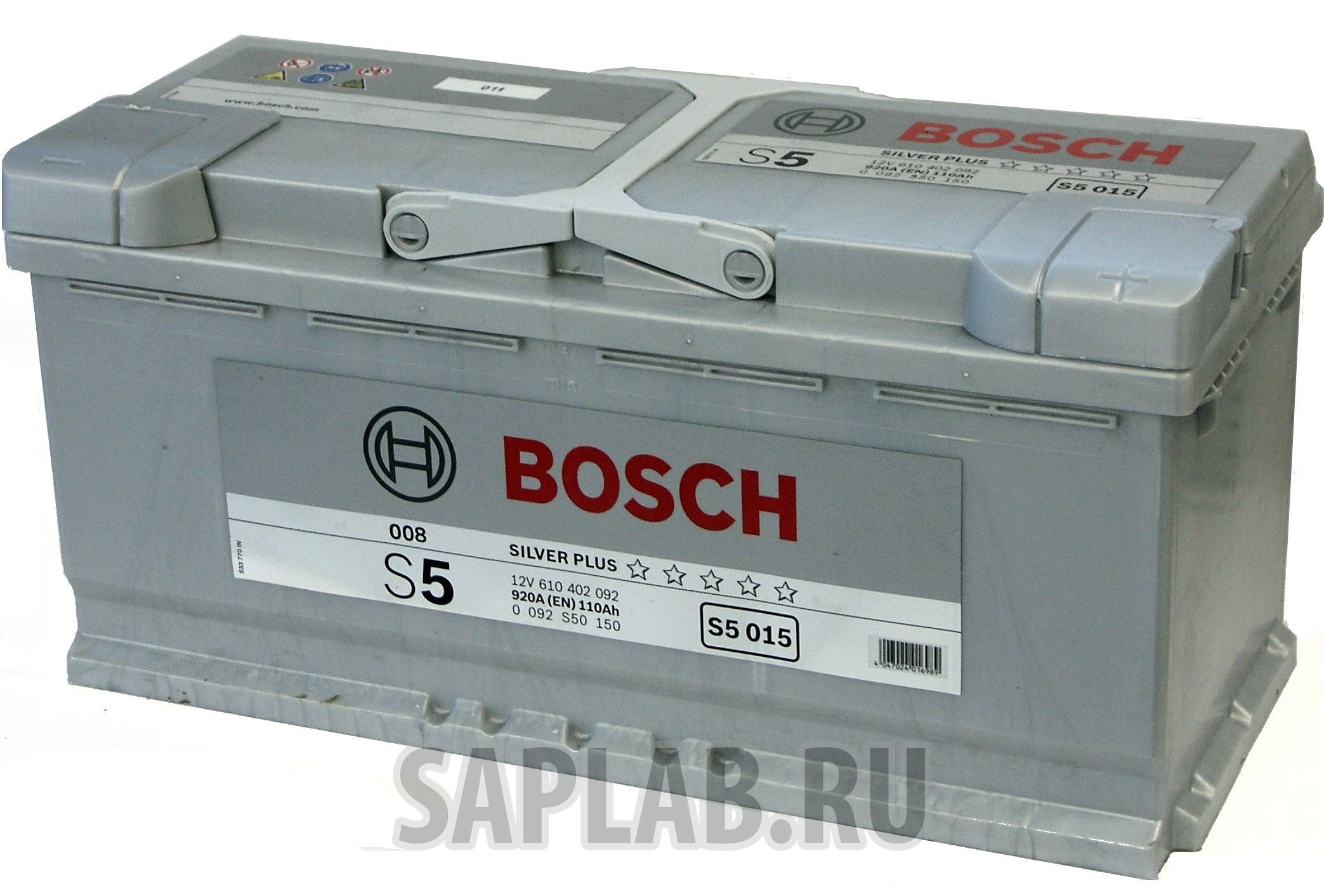 Купить запчасть  BOSCH - 0092S50150 Аккумулятор автомобильный BOSCH S5 Silver Plus 0 092 S50 150 110 Ач