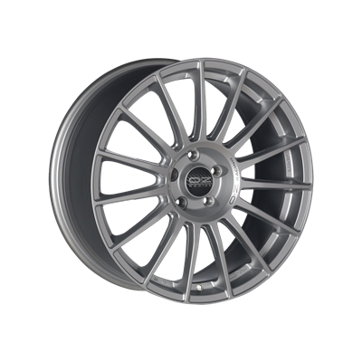 Купить запчасть OZ - WHS057050 Superturismo LM 17/7,5 ET35 Matt race silver + black lettering