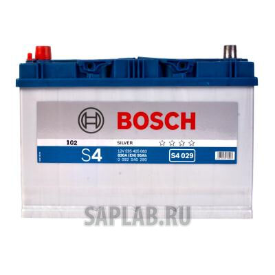 Купить запчасть  BOSCH - 0092S40290 Аккумулятор автомобильный BOSCH S4 Silver 0 092 S40 290 95 Ач