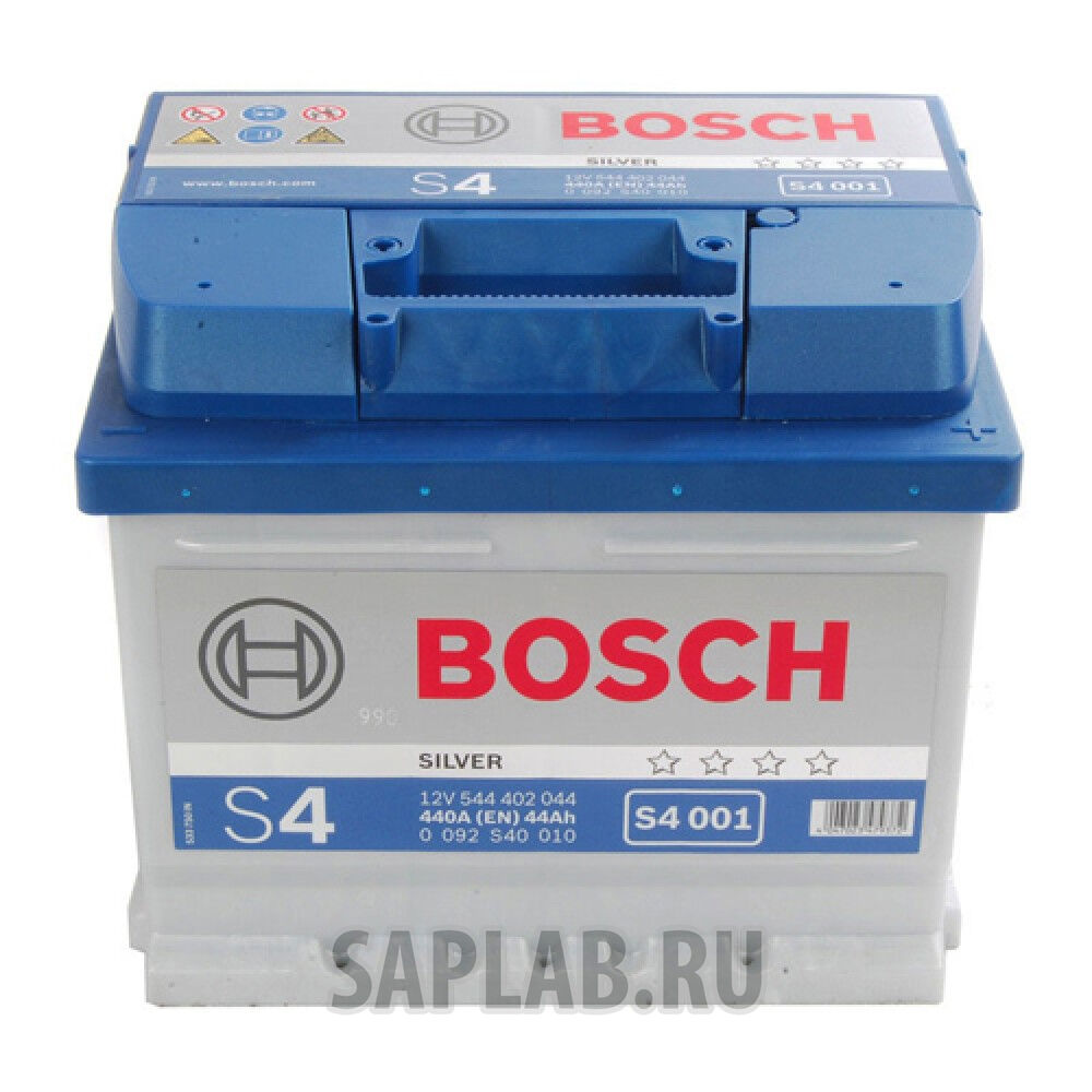 Купить запчасть  BOSCH - 0092S40010 Аккумулятор автомобильный BOSCH S4 Silver 0 092 S40 010 44 Ач