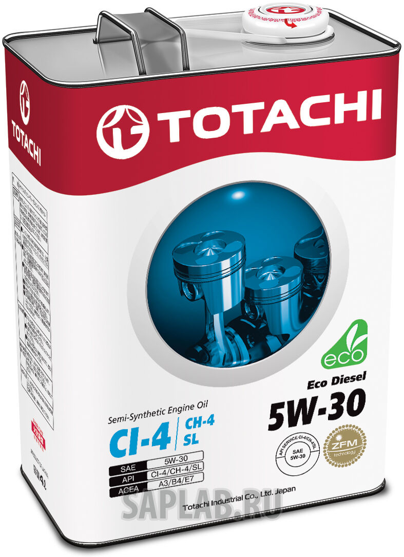 Купить запчасть TOTACHI - 4562374690479 Моторное масло Totachi Eco Diesel Semi-Synthetic 5W-30 4л