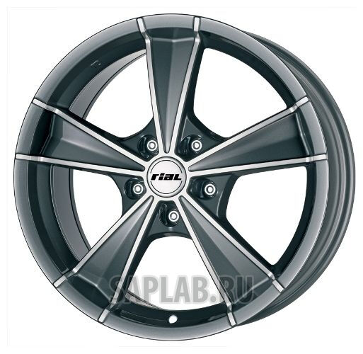 Купить запчасть RIAL - RO80735B729 RIAL ROMA 8.0X17 5/112 ET35 d70.1 /graphite front polished/ MP [RO80735B72-9]