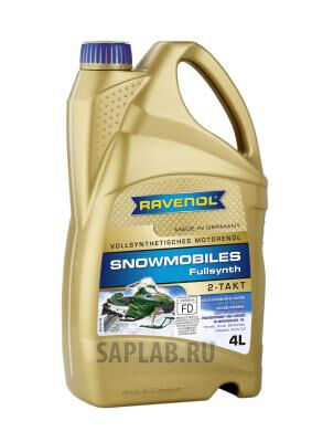 Купить запчасть RAVENOL - 4014835727991 Моторное масло Ravenol Snowmobiles Fullsynth 2-Takt 5W-30 4л