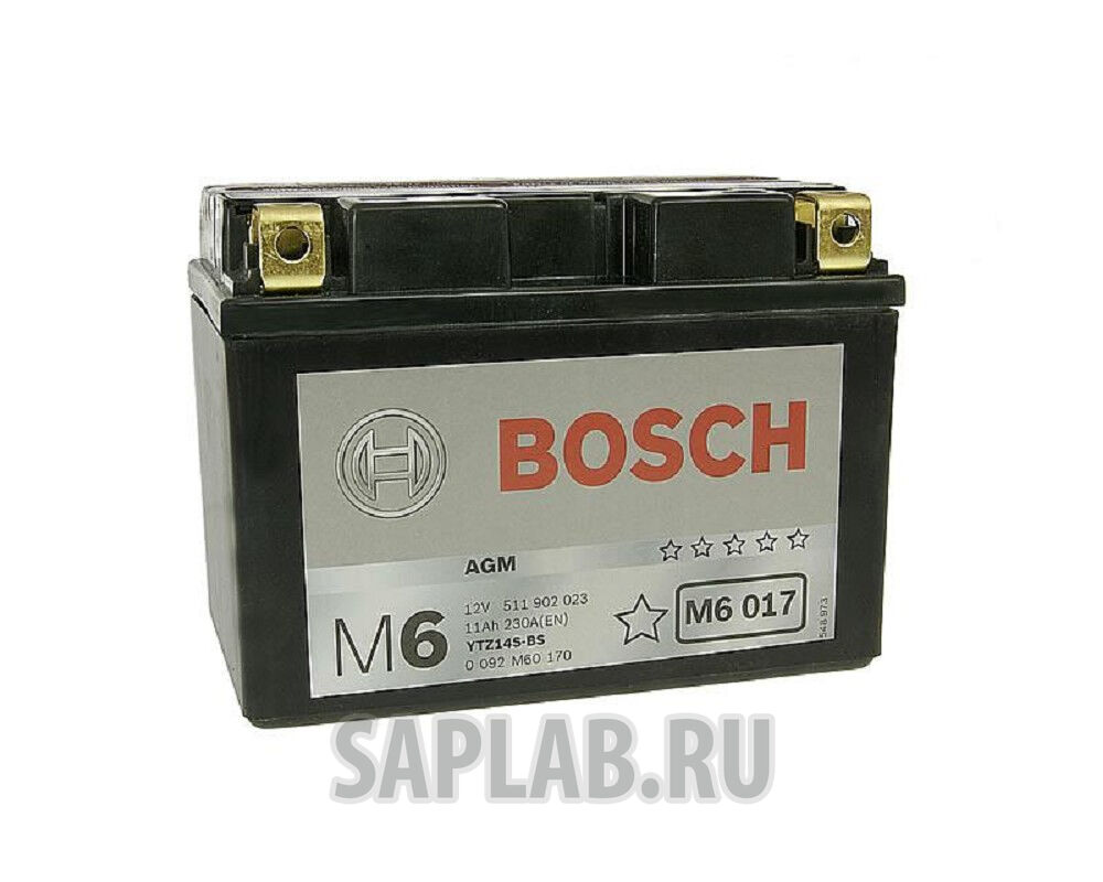 Купить запчасть  BOSCH - 0092M60170 Аккумулятор автомобильный BOSCH 0 092 M60 170 11 Ач