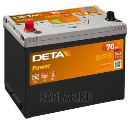 Купить запчасть  DETA - DB705 Аккумулятор автомобильный DETA DB705 70 Ач