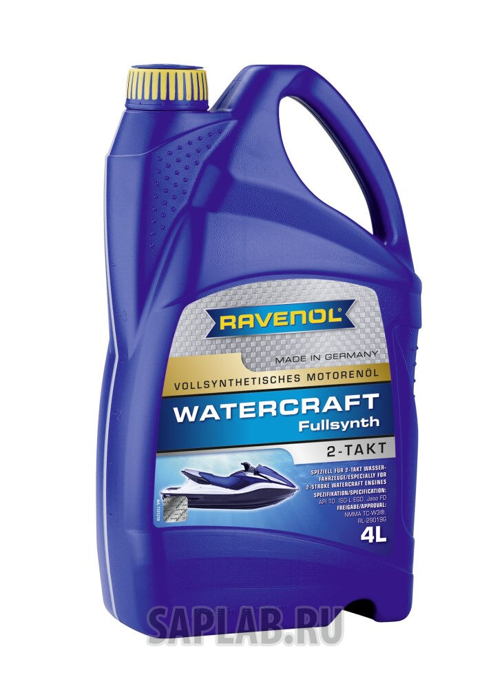 Купить запчасть RAVENOL - 4014835727793 Моторное масло Ravenol Watercraft Fullsynth 2-Takt 5W-30 4л