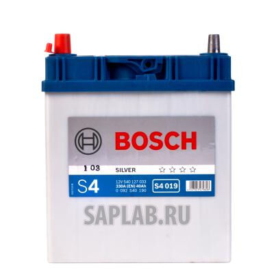 Купить запчасть  BOSCH - 0092S40190 Аккумулятор автомобильный BOSCH S4 Silver 0 092 S40 190 40 Ач