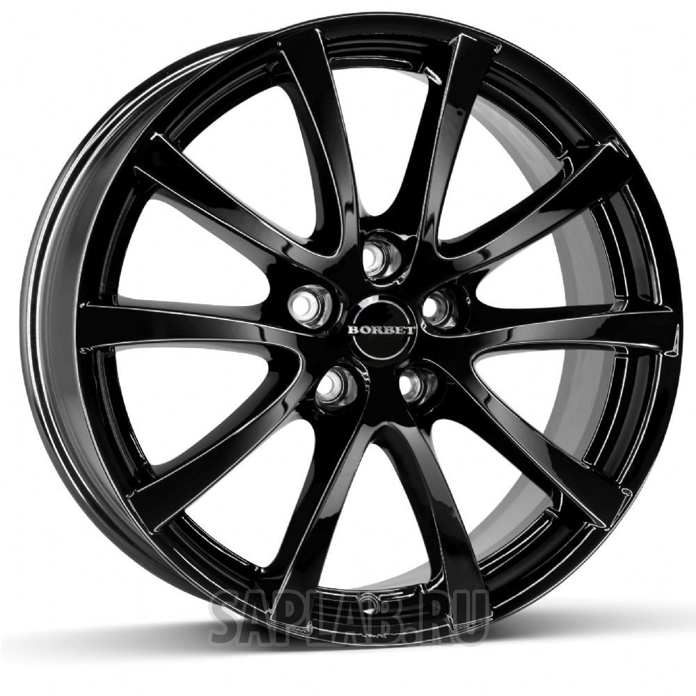 Купить запчасть BORBET - WHS098026 LV5 18/8 ET35 Black glossy