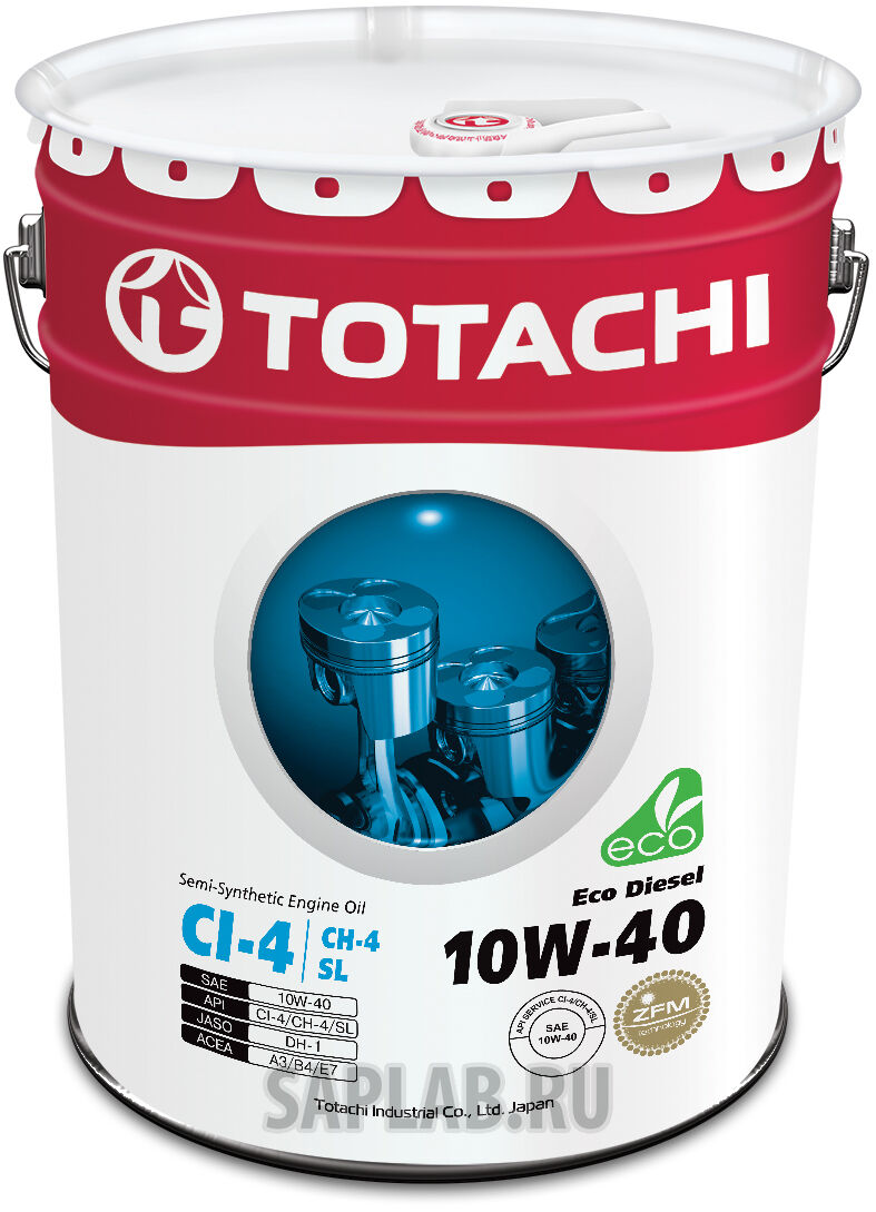 Купить запчасть TOTACHI - 4562374690547 Моторное масло Totachi Eco Diesel Semi-Synthetic 10W-40 20л