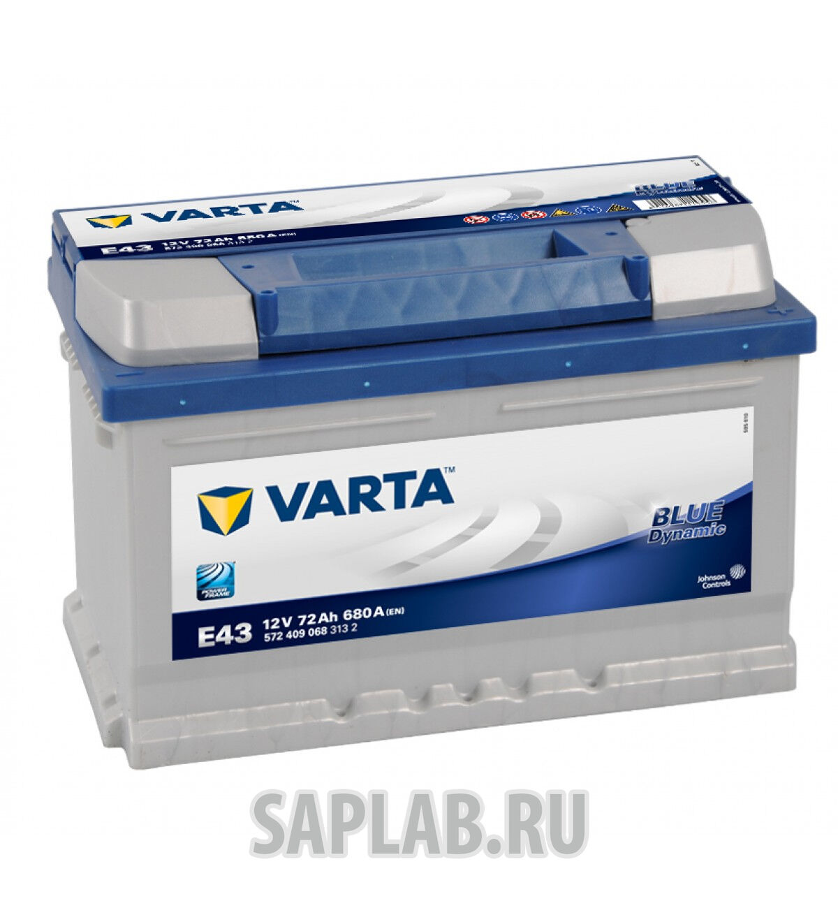 Купить запчасть  VARTA - 5724090683132 Аккумулятор Varta 5724090683132 72 Ач VL Euro (E43) низ.