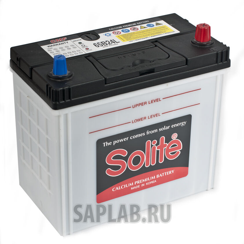 Купить запчасть  SOLITE - 65B24L Аккумулятор SOLITE 65B24L (50R 470A 236x128x220)