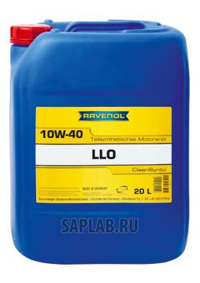 Купить запчасть RAVENOL - 4014835724327 Моторное масло Ravenol LLO SAE 10W-40 20л