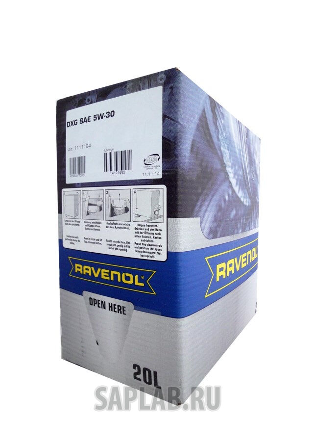 Купить запчасть RAVENOL - 4014835773820 Моторное масло Ravenol DXG  5W-30 20л