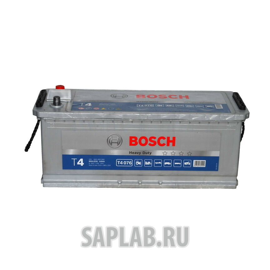 Купить запчасть  BOSCH - 0092T40760 Аккумулятор автомобильный BOSCH 0 092 T40 760 140 Ач