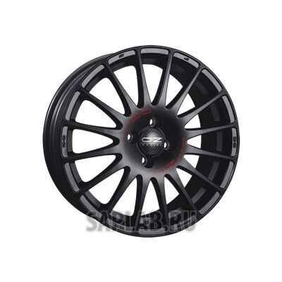 Купить запчасть OZ - WHS101892 Superturismo LM 18/8 ET42 Matt black red stripe