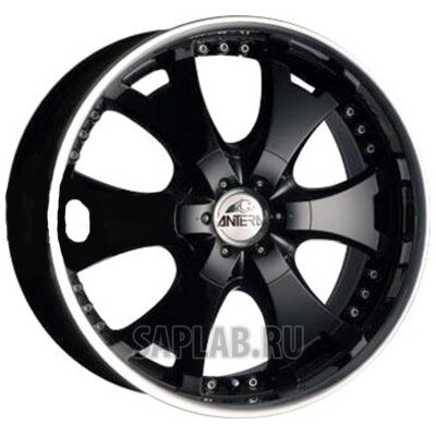 Купить запчасть ANTERA - WHS060484 361 20/9,5 ET12 Racing black lip polished