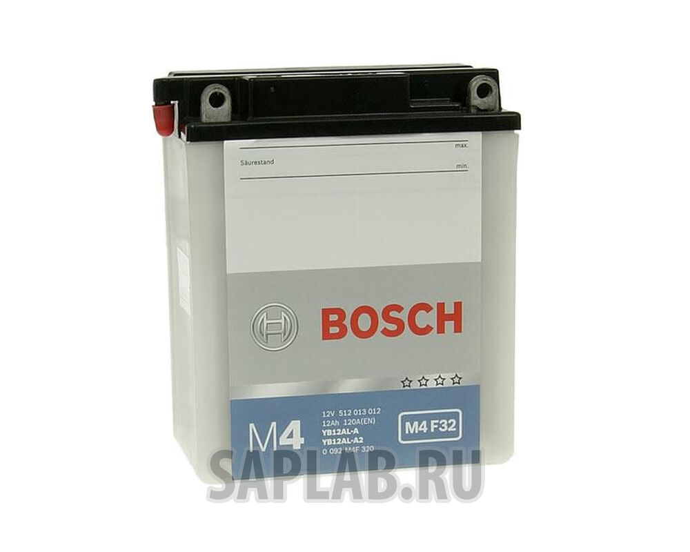 Купить запчасть  BOSCH - 0092M4F320 Аккумулятор M4 F32 12v 12ah 120a 136x82x161 BOSCH 0092m4f320