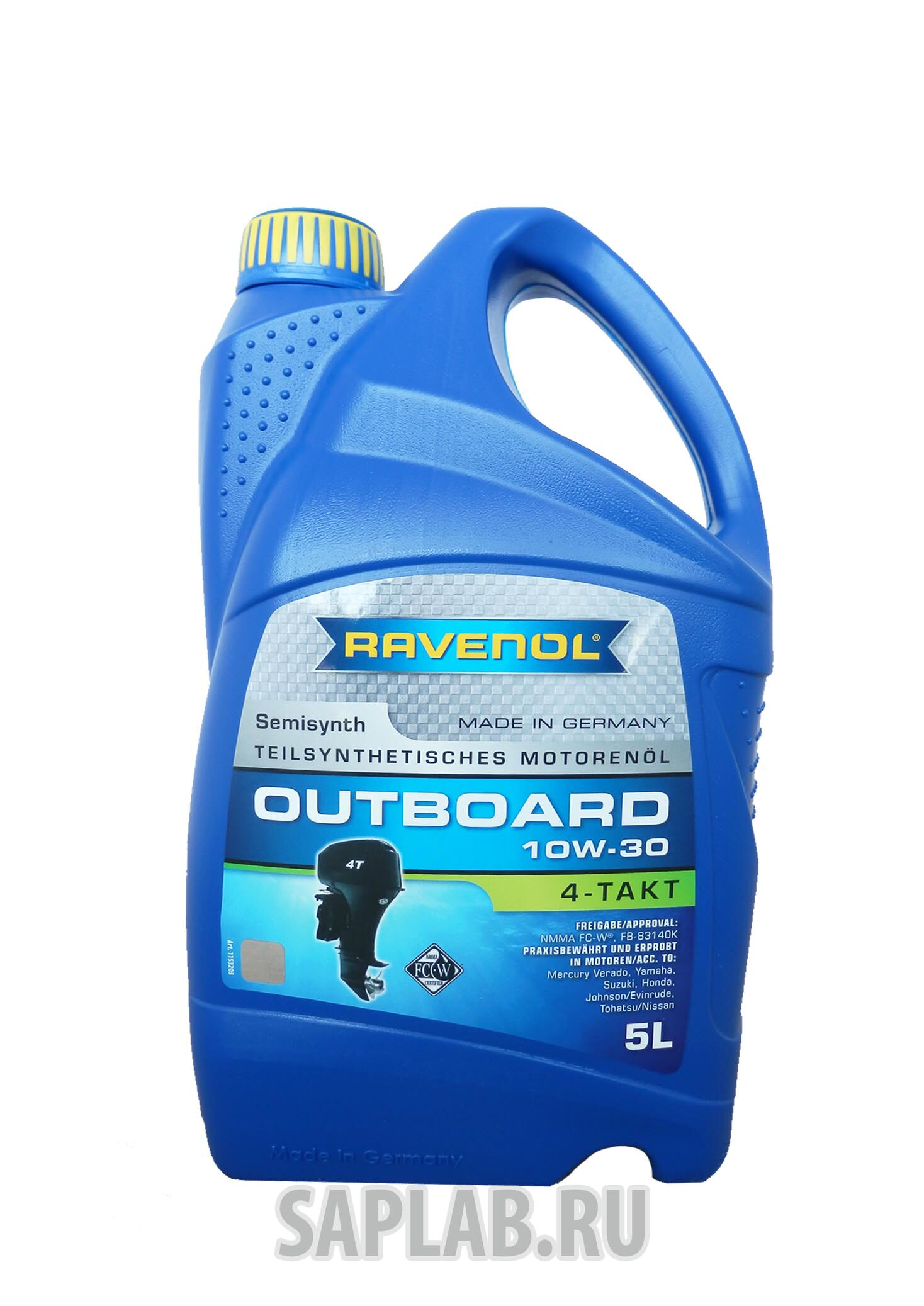 Купить запчасть RAVENOL - 4014835729056 Моторное масло Ravenol Outboardoel 4T SAE 10W-30 5л