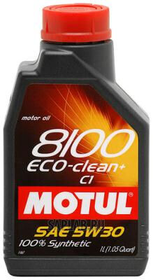 Купить запчасть MOTUL - 101545 Моторное масло Motul 8100 Eco-clean 5w-30 5л