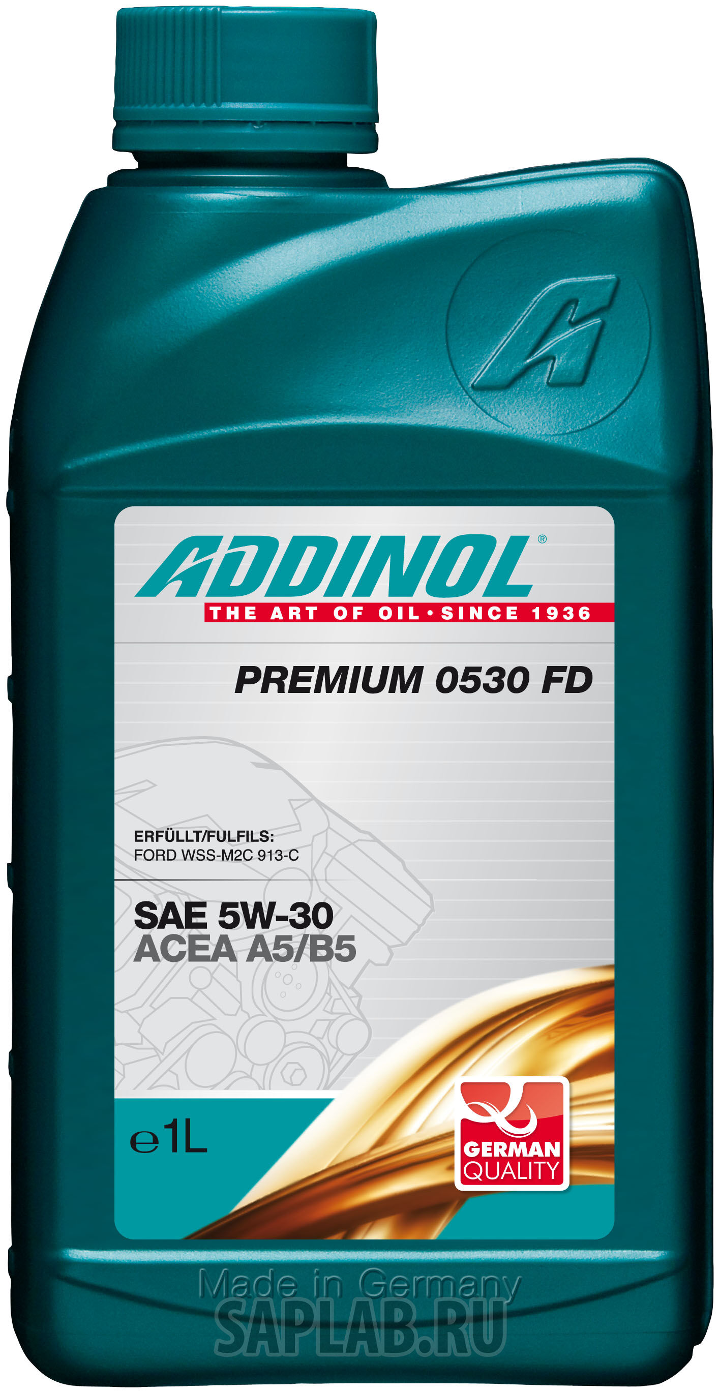 Купить запчасть ADDINOL - 4014766074010 Premium 0530 FD 5W-30, 1л