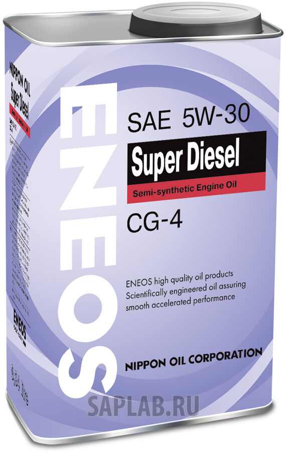 Купить запчасть ENEOS - OIL1330 Моторное масло Eneos Super Diesel Semi-Synthetic SAE 5W-30 0,946л