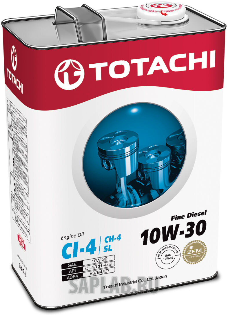 Купить запчасть TOTACHI - 4562374690202 Fine Diesel CI-4/CH-4/SL 10W-30, 4л